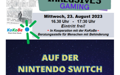 Inklusives Gaming in der Stadtbücherei Grevenbroich
