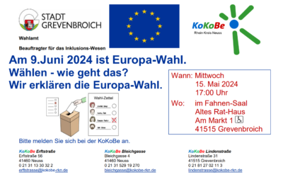 Informations- Veranstaltung Europa- Wahl in Grevenbroich