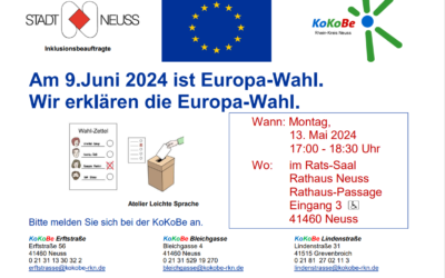 Informations- Veranstaltung Europa-Wahl im Rats- Saal Neuss